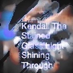Kendall the stained glass light shining through