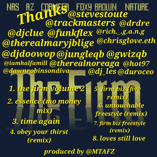 Stream Edward Listen to Nas AZ Cormega Nature Foxy Brown The Firm