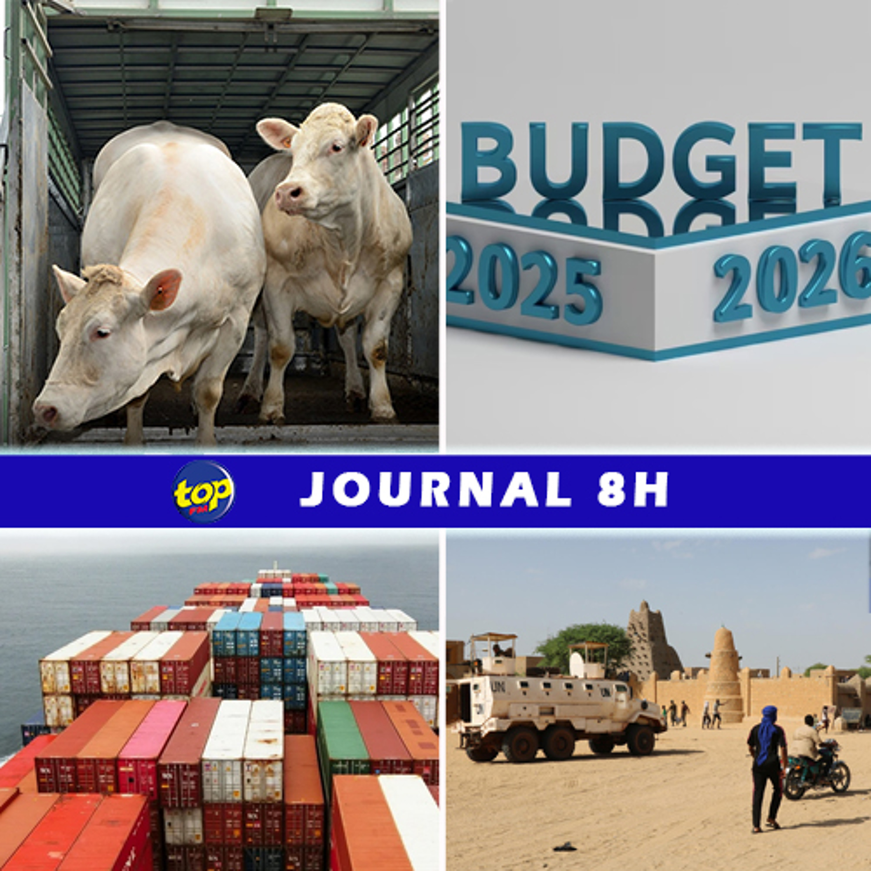 Le journal de 8H de ce mardi 03 juin 2025