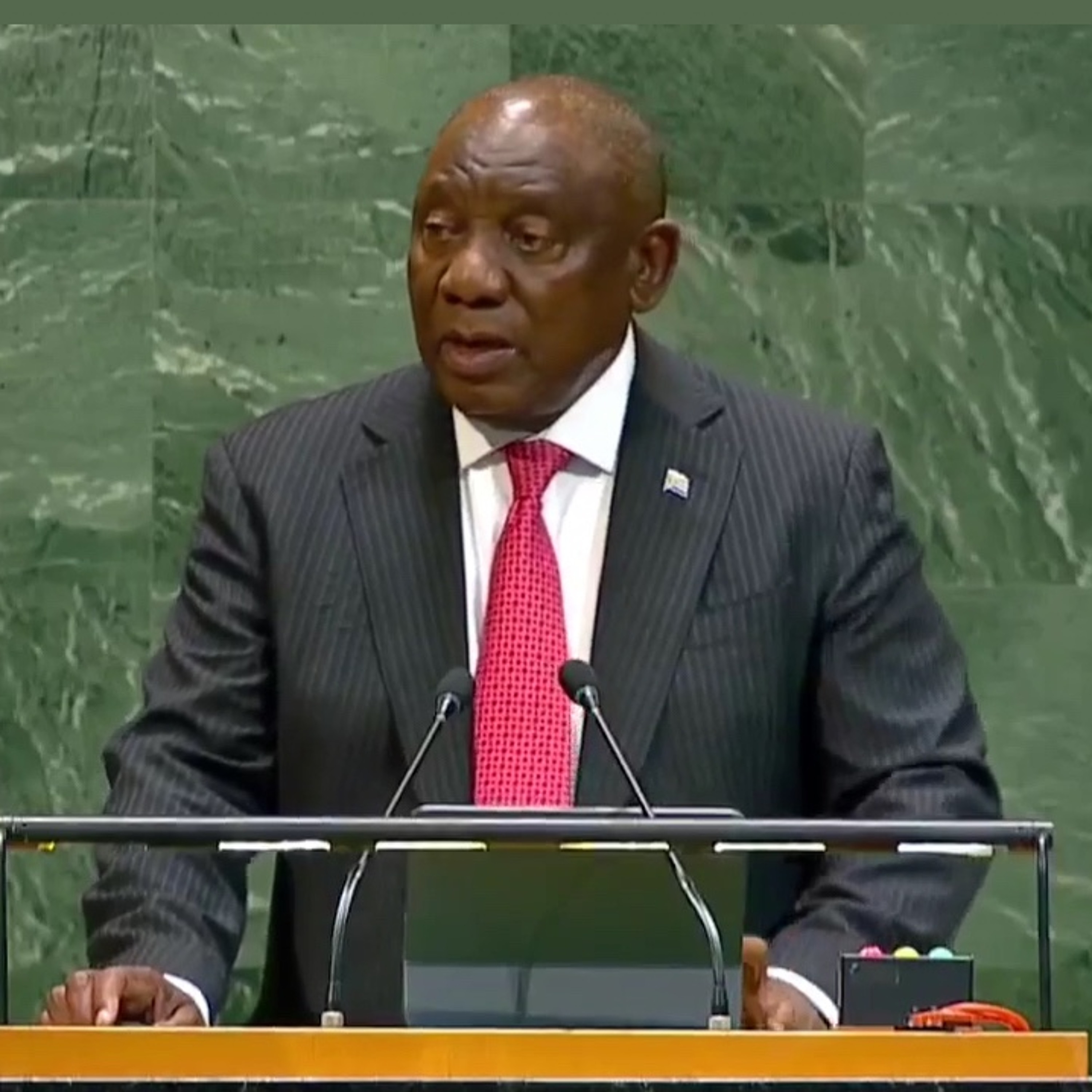 PRESIDENT CYRIL RAMAPHOSA ADDRESS THE TWO-STATE HIGH-LEVEL MEETING