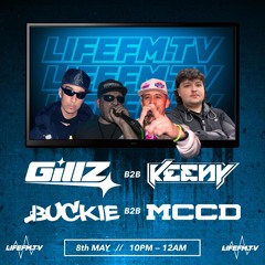 DJ Gillz B2B Keeny w/ MCs Buckie & CD - Life FM - 8th May 2025