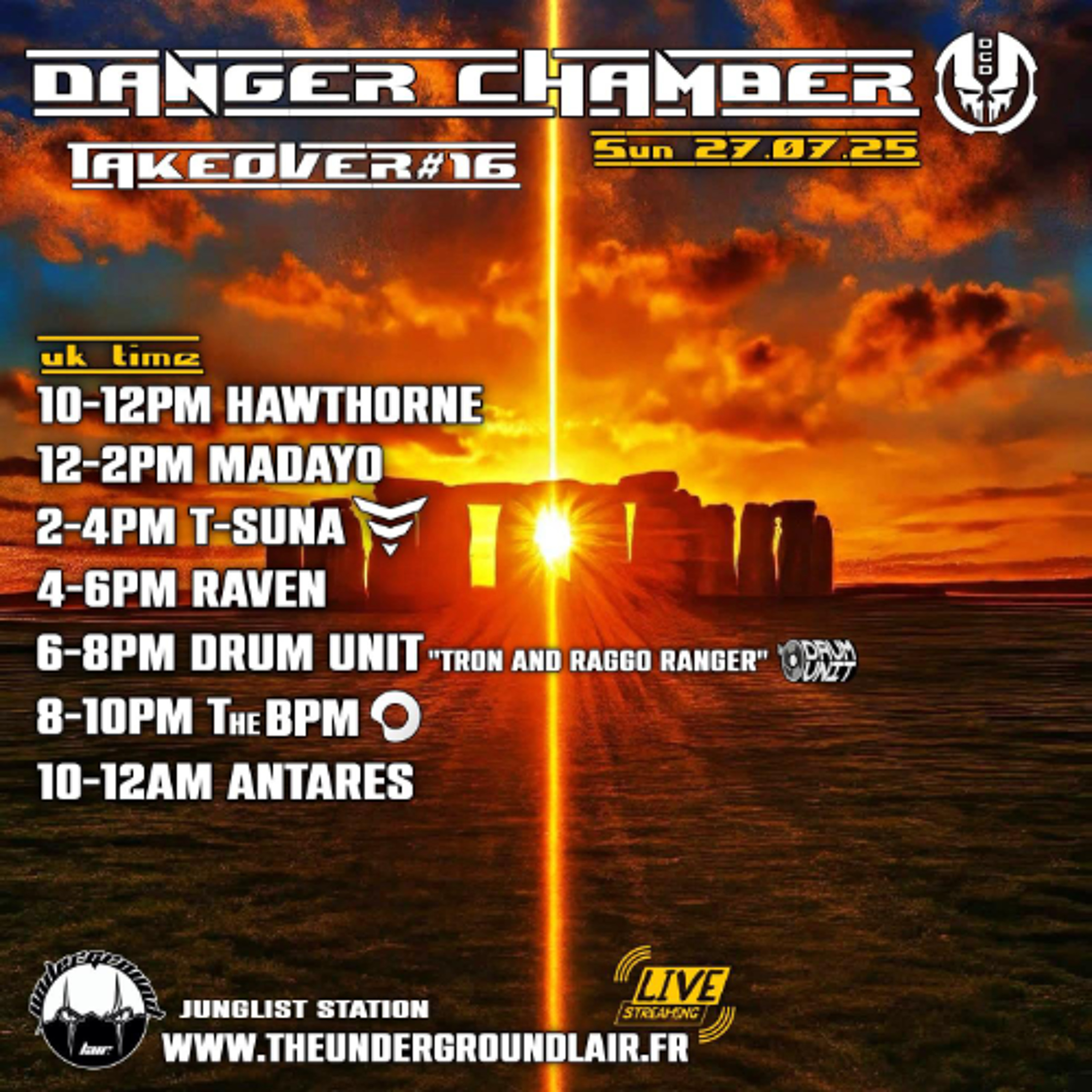 Antares LIVE on The Underground Lair - DCD Takeover 16 - 27.7.25 episode artwork