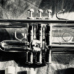 bass, trumpet, drum machine skat improv