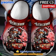 San Francisco 49ers Halloween Crocs Clog Shoes