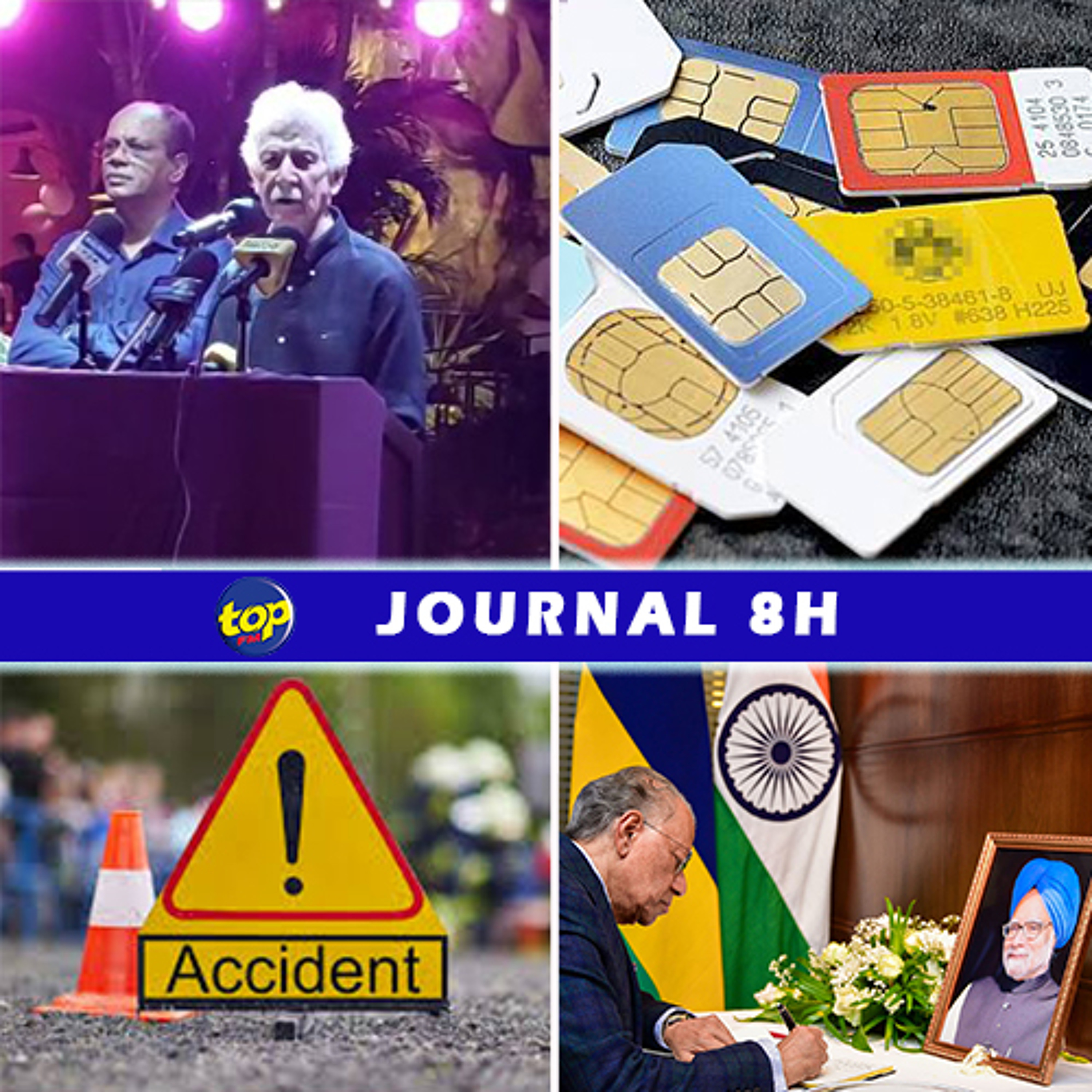 Le journal de 8H de ce samedi 28 décembre 2024