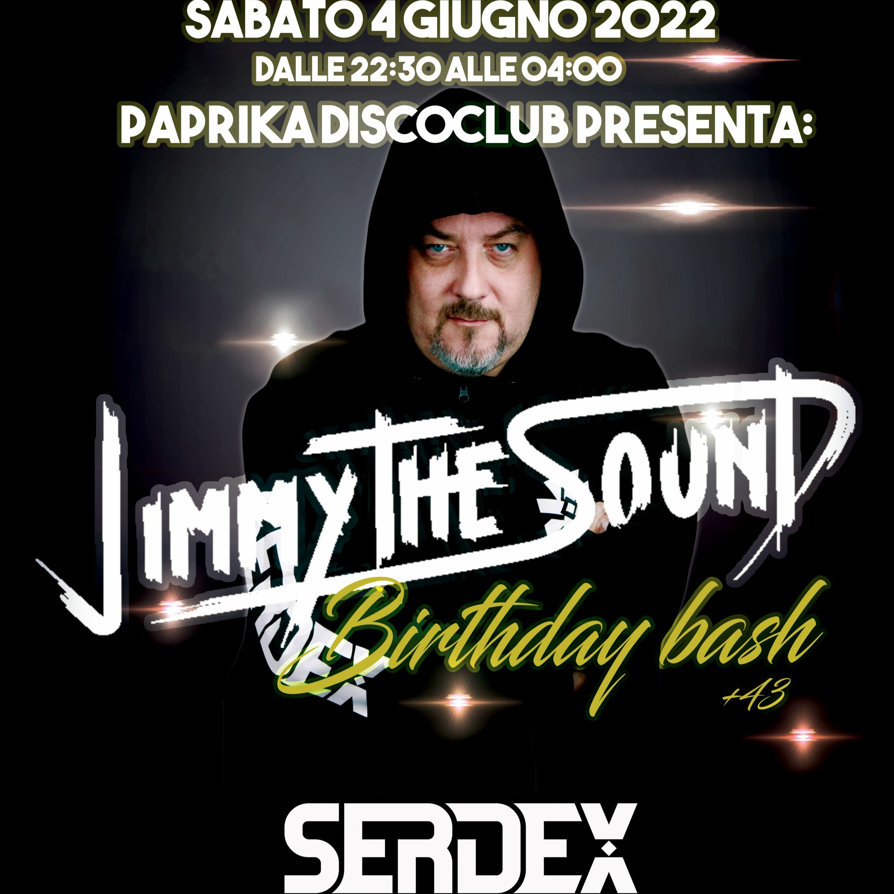 JIMMY THE SOUND BDAY BASH +43 | Serdex (techno set)ft Mc Fabio di Toma episode artwork