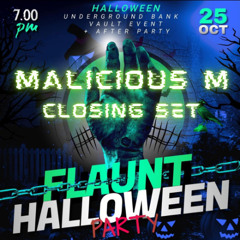Flaunt Halloween Party - Closing set after Andy Farley (25-10-2024)
