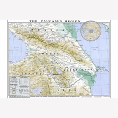 download[EBOOK] History Prints CIA Map Caucasus Region - Georgia, Turkey, Armenia, Azerbaijan