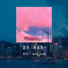 董唧唧,何村猪 - 想你 (降速版)「想你想你想着你 有些模煳记忆，看你看你看着你 藏在心中秘密」(4k Video)【動態歌詞/pīn yīn gē cí】#董唧唧 #何村猪 #想你 #動態歌詞