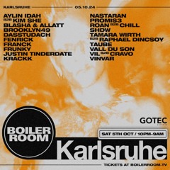 BOILER ROOM @ GOTEC KARLSRUHE (05 OCT 24)