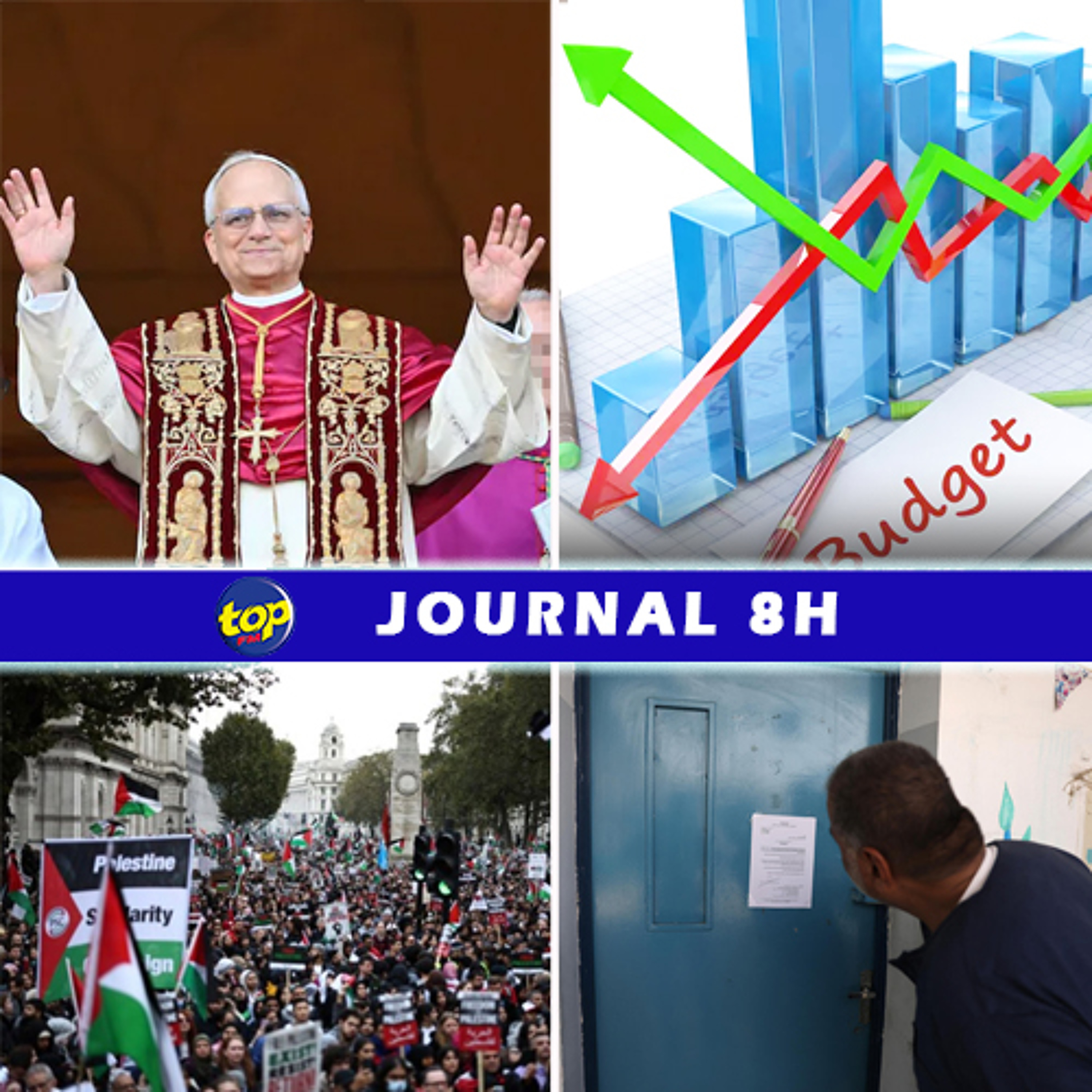 Le journal de 8H de ce vendredi 09 mai 2025