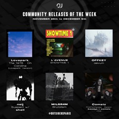 OUTSIDERS RELEASES OF THE WEEK 25/11 to 9/12