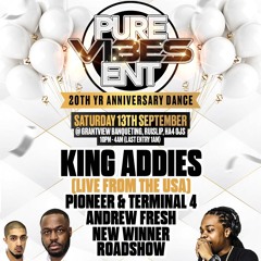 Pure Vibes Ent - Live 20th Year Anniversary Dance 13.09.2025