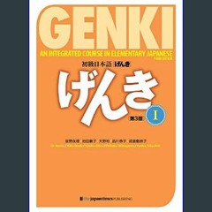 ??pdf^^ 🌟 Genki Textbook Volume 1, 3rd edition (Genki (1)) (Multilingual Edition) [EBOOK EPUB KIDL
