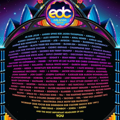 Disco Lines b2b Dillon Francis  @ kineticFIELD, EDC Orlando, United States 2024-11-09