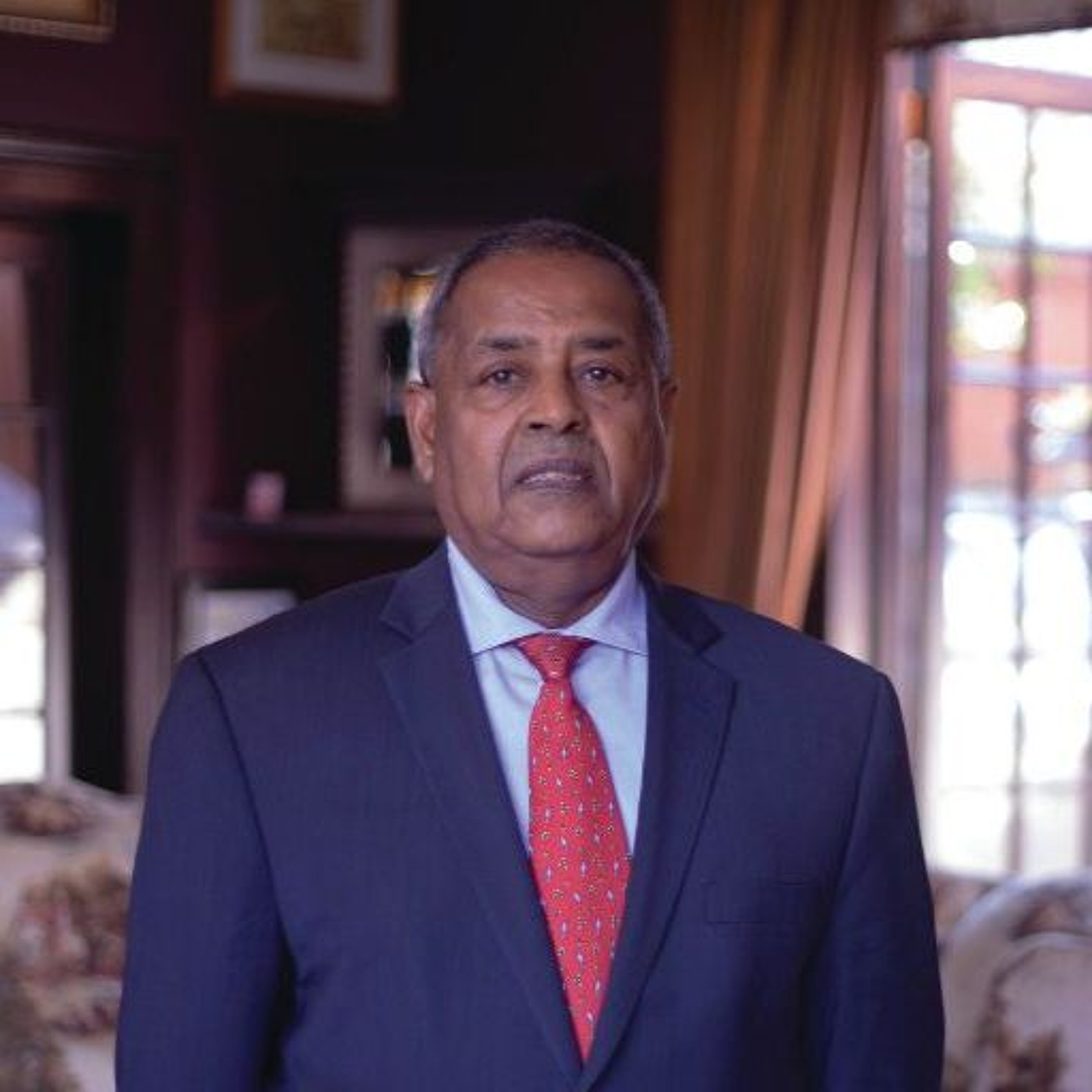 Ambassador Abdu - Dean of the Diplomatic Corps address the meeting with the Portfolio Committee on IR