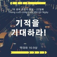 22. 기적을 기대하라(대하16:9상)