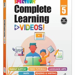Read  [▶️ PDF ▶️] Spectrum Complete Learning + Videos, Ages 10-11, 5th