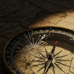 Traveling with a broken compass