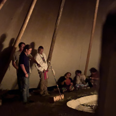Paul Nmas Maurice Red Cloud drumming @Paradise 2024 Pedro CrowDog Songs
