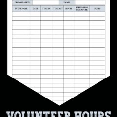 ️DOWNLOAD FREE⭐️|[PDF]❤️Online❤️ Volunteer Hours Log Book: Volunteer Hours Log is a simple and easy