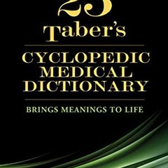 [Read] EPUB 💞 Taber's Cyclopedic Medical Dictionary by  Donald Venes MD  MSJ PDF EBO