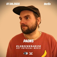 Paons at Get Physical Music x Klunkerkranich 07.08.2025