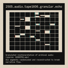 2505.audio.tape1606.granular.echo