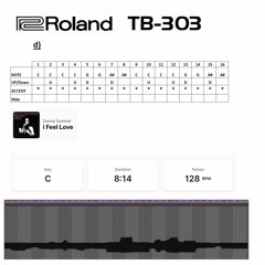I Feeel Love Acid Bass Pattern  (Roland TB-303 Live Recorderd)  Processed