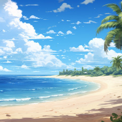 ビーチでサンバ