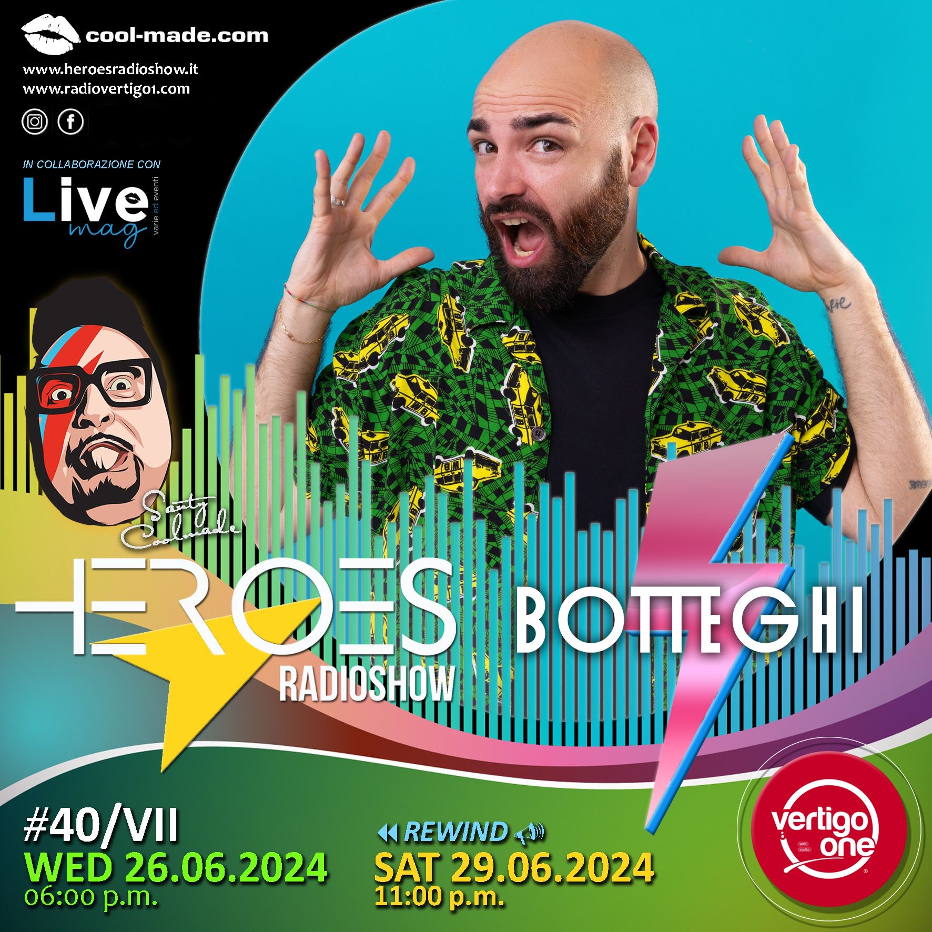 40/2023-24> HEROES RadioShow - Special Guest BOTTEGHI episode artwork