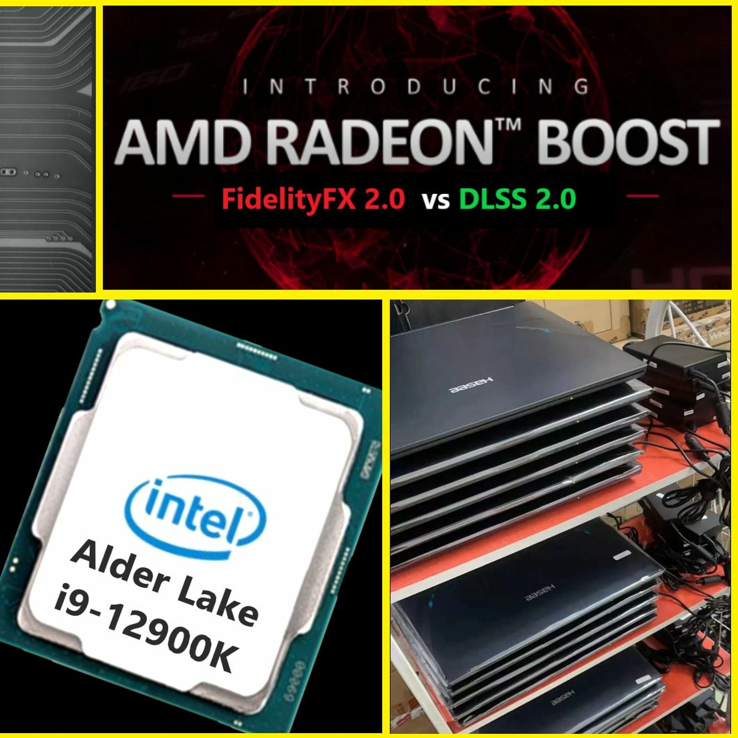 cover of episode 88. Intel i9-12900K vs AMD R9 5900X, Laptop Mining Farms, FidelityFX 2.0, PS5 SOC