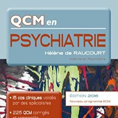 Télécharger le PDF QCM en Psychiatrie (ECN-Intégrale) (French Edition) en format epub dxNCL