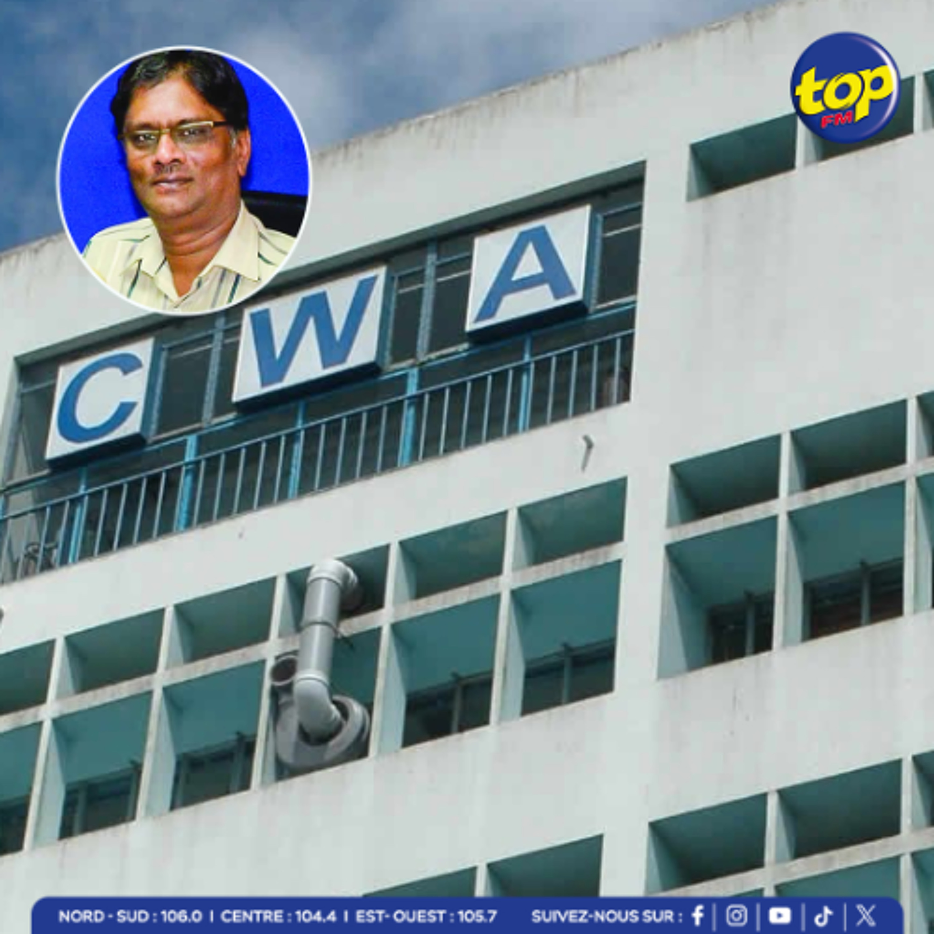 CWA : Une dizaine de stations de pompage à l’arrêt, plusieurs régions privées d’eau