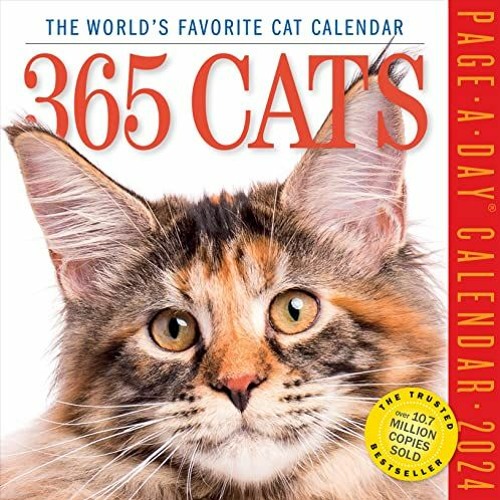 Stream !* 365 Cats PageADay Calendar 2025, The World's Favorite Cat
