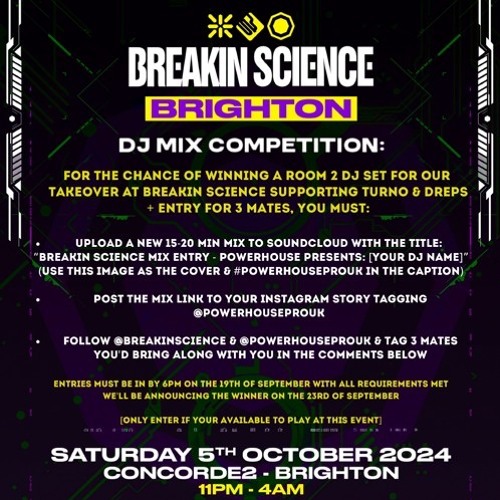 BREAKIN SCIENCE MIX ENTRY - POWERHOUSE PRESENTS : BANDIT