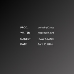 i SAW A LAND