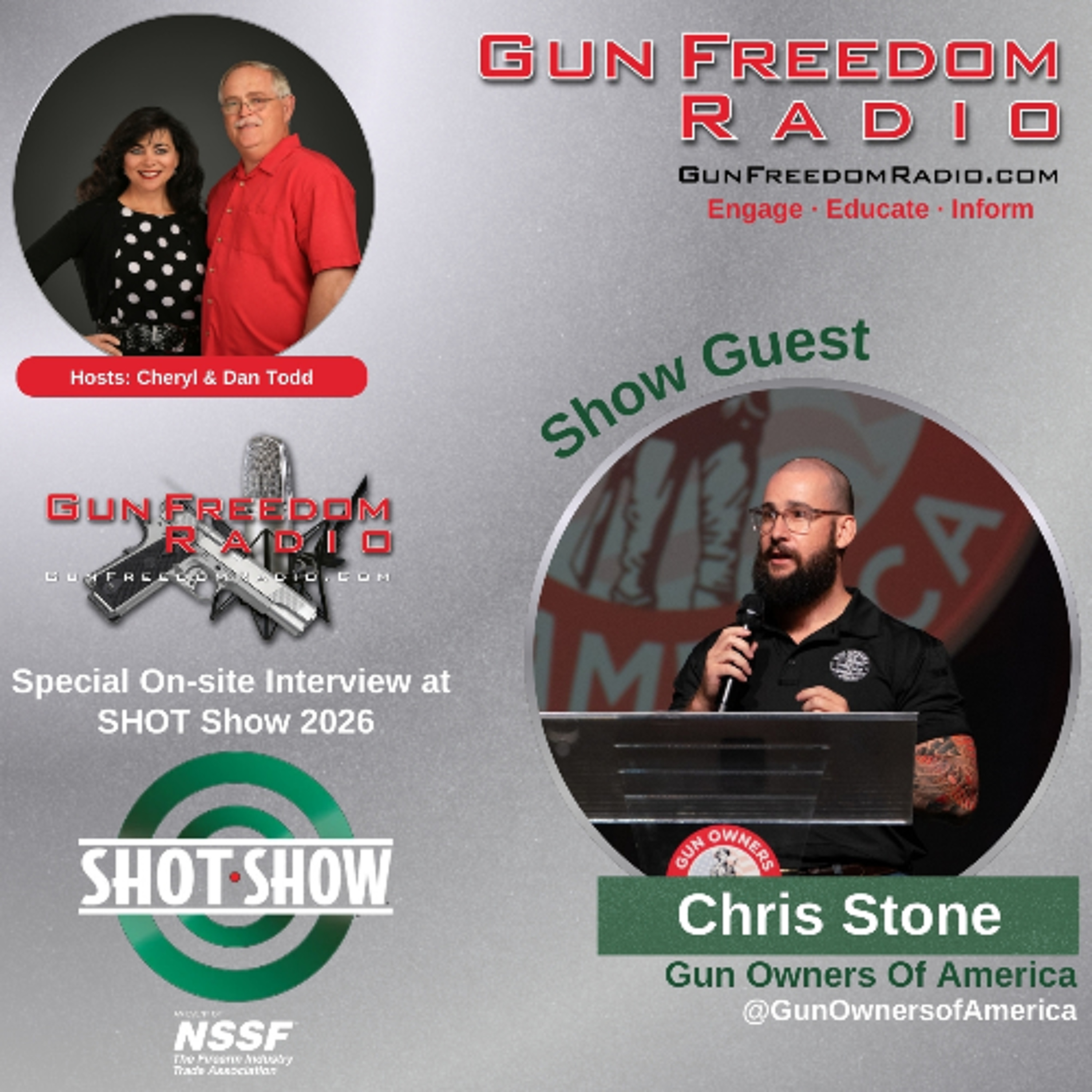 Chris Stone, GOA Director of State & Local Affairs - On-Location at SHOT Show 2026 – GunFreedomRadio