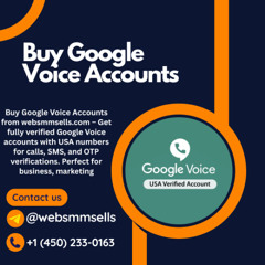 Very Cheep Price To Buy Google Voice Accounts