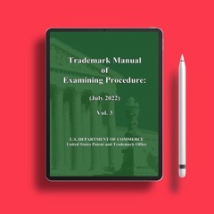 Trademark Manual of Examining Procedure (July 2022): Vol. 3: TMEP (Jul 2022). Free Reading [PDF]