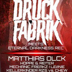 KELLERKINDER RZS B2B CHEW / DRUCKFABRIK MEETS ETERNAL DARKNESS REC / BOCHUM (KKRZS BIGBEATS MASTER)