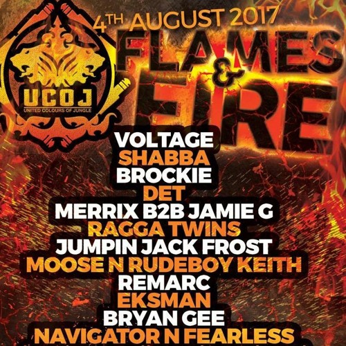 VOLTAGE & SHABBA @ UCOJ FLAMES & FIRE  04-08-2017