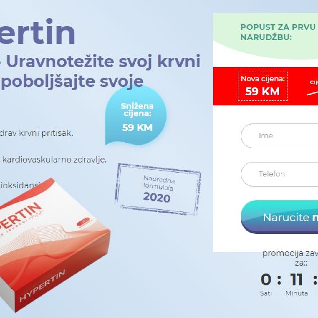 Hypertin [Recenzije 2024] Normalizuje napetost!
