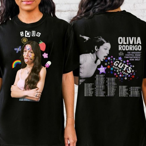 Stream Olivia Rodrigo Guts Full Date Tour 2024 Shirt, Olivia Rodrigo ...