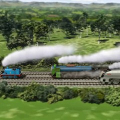 Spencer Chases Thomas and Hiro; Hiro's Parts Fell Out