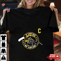 Pittsburgh Penguins 0 Captain Number 87 My Captain Pittsburgh Clothing Company T Shirt