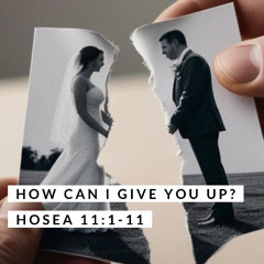 How Can I Give You Up? Hosea 11:1-11