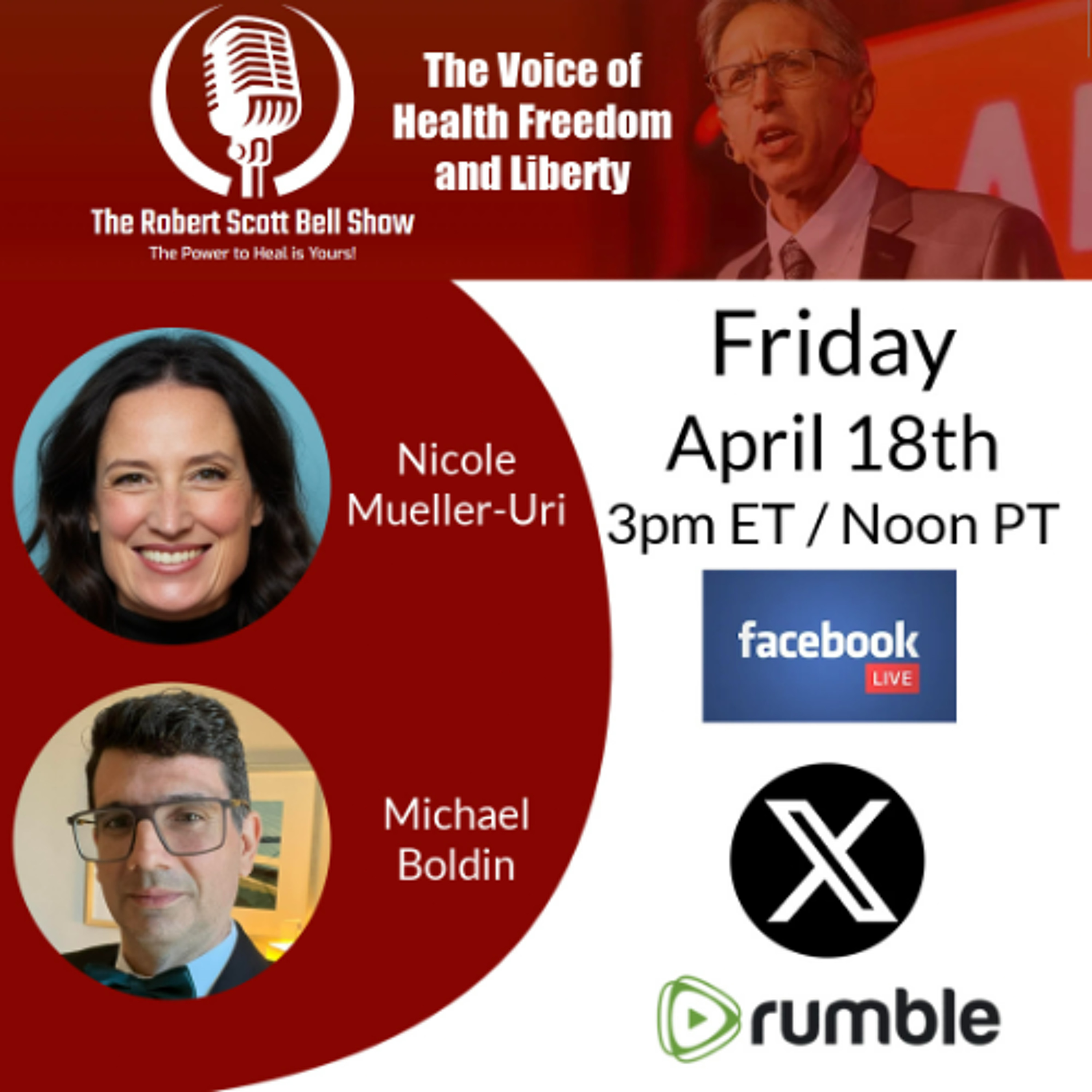 FDA Shakeup, OTC Ivermectin, Nicole Mueller-Uri, Metabolic Balance, Michael Boldin, 10th Amendment Center - The RSB Show 4-18-25