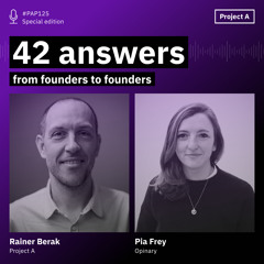 42 answers: Pia Frey | PAP#125