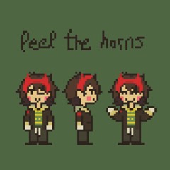 peep the horns. (storyshift!chara's sans.)